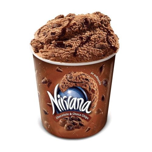 Nirvana сладолед шоколад и шоколадов чипс (655 г)