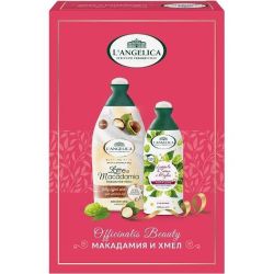 L'Angelica комплект душ гел и пяна за вана макадамия и хмел (1 бр.)