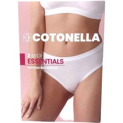 Cotonella Essential Midi бикини, черно, размер XXL (2 бр.)