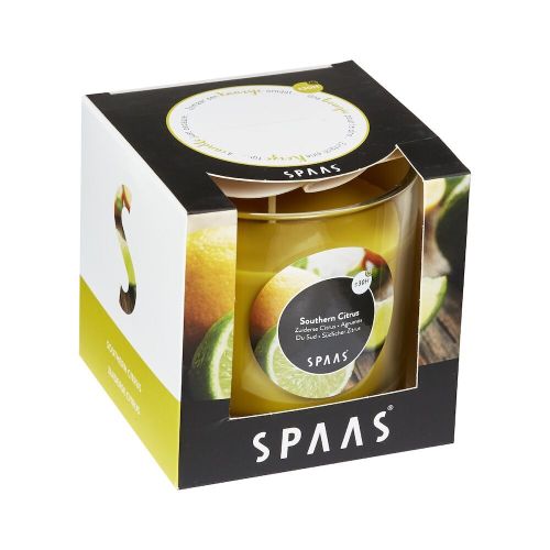 Spaas свещ в чаша за подарък, цитрус и лавандула (1 бр.)