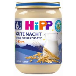 Hipp био млечна каша със зърнени култури Лека нощ (190 г)
