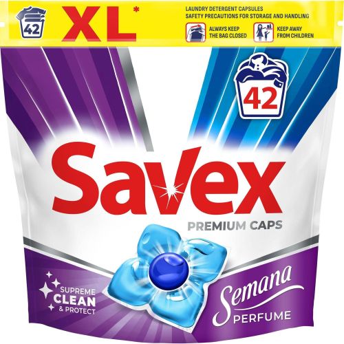 Savex Premium капсули за пране с парфюм Semana, 42 пранета (42 бр.)
