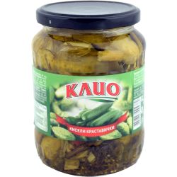 Клио кисели краставички (720 г)