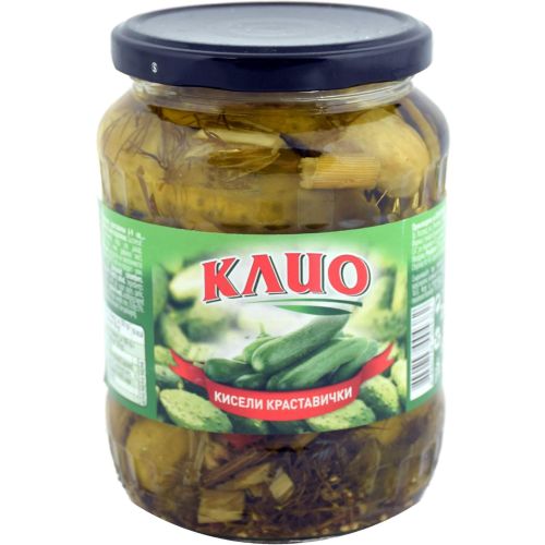 Клио кисели краставички (720 г)