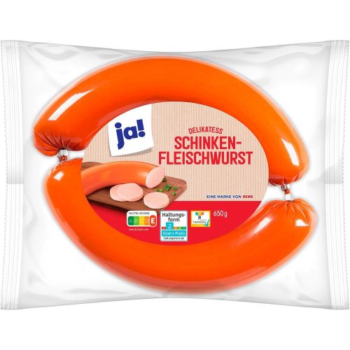 JA! деликатесна шункова наденица (650 г)