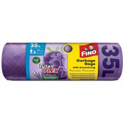 Fino Tytan Flex торби за боклук с връзки, 35 л (12 бр.)