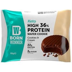 Born Winner Keto протеиновo куки бисквити с крем (60 г)