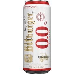 Bitburger Premium Pils безалкохолна бира в кен (500 мл)
