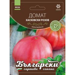 Български сортови семена семена домат розов, 9026 (1 бр.)