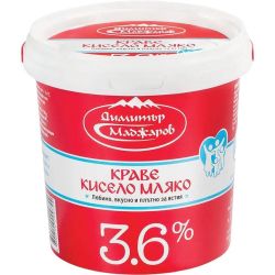 Маджаров краве кисело мляко 3.6% (900 г)