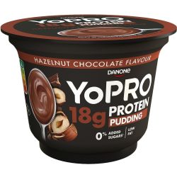 Danone YoPro протеинов пудинг шоколад и лешници (180 г)
