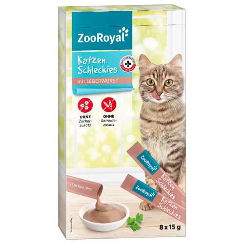 ZooRoyal котешка храна снак пастет, 8 бр. х 15 г (120 г)
