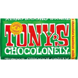 Tony's Chocolonely млечен шоколад с лешници (180 г)