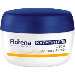 Florena нощен крем за лице против бръчки с Q10 (50 мл)