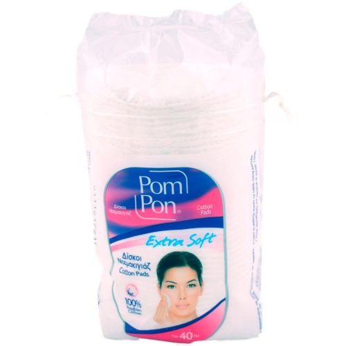 Pom Pon тампони за почистване на лице (40 бр.)