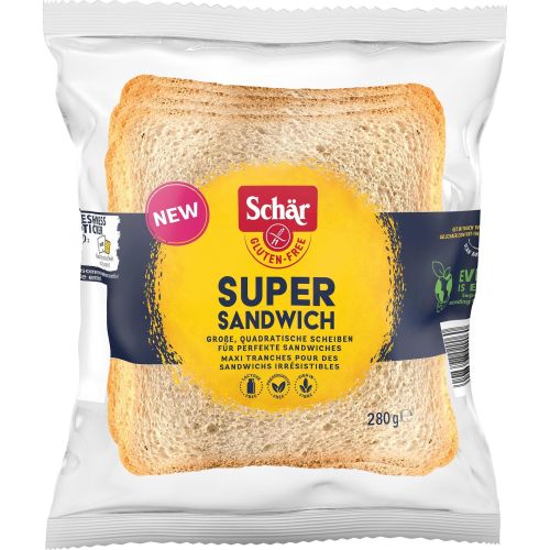 Schaer бял хляб за сандвич без глутен (280 г)