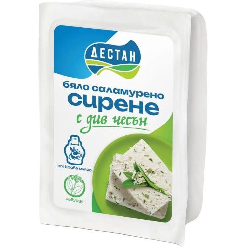 Дестан краве сирене с див чесън (200 г)
