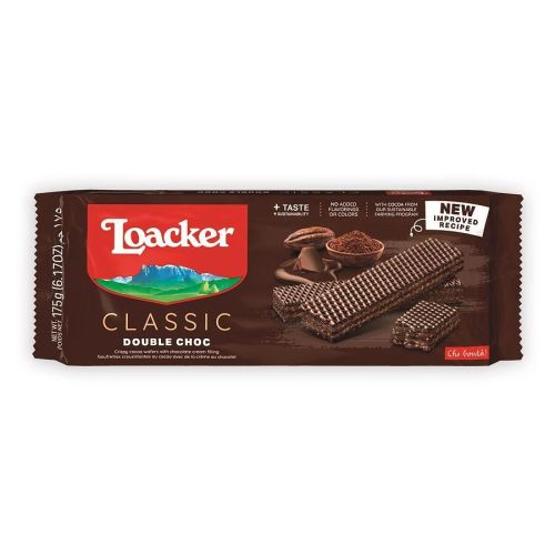 Loacker вафли двоен шоколад (175 г)