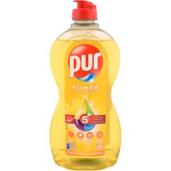 Pur Power препарат за измиване на съдове лимон (450 мл)