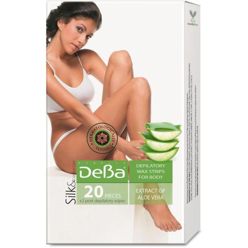 Deva депилиращи ленти за тяло с алое вера (20 бр.)