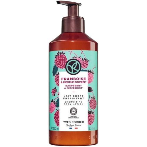 Yves Rocher Raspberry & Peppermint мляко за тяло (390 мл)