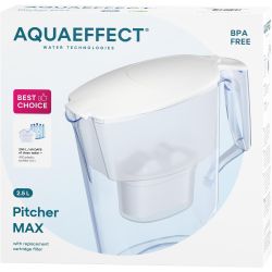 Aquaeffect Max филтрираща кана 2.5 л, бяла (1 бр.)