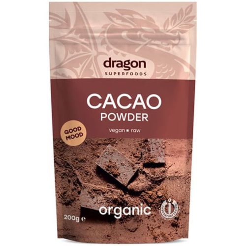 Dragon Superfoods сурово био какао на прах (200 г)