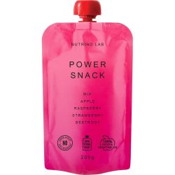 Nutrino Lab Power Snack пюре микс от ябълка, малина, ягода и червено цвекло (200 г)