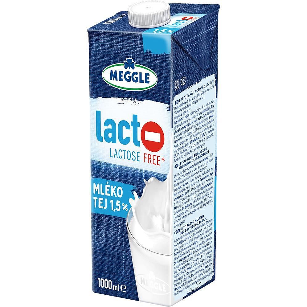 Meggle краве мляко, без лактоза 1.5% UHT (1 л)