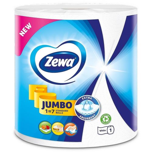 Zewa Jumbo двупластова кухненска хартия, 325 къса (1 бр.)