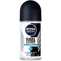 Nivea Men рол он Invisible On Black & White Fresh (50 мл)