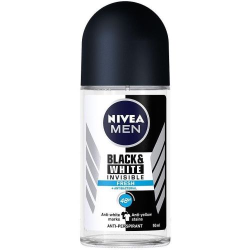Nivea Men рол он Invisible On Black & White Fresh (50 мл)