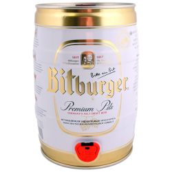 Bitburger бира, кег (5 л)