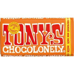 Tony's Chocolonely млечен шоколад с карамел и морска сол (180 г)