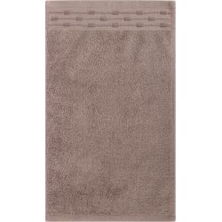 Dilios Тея хавлия от рециклиран памук 50 см х 80 см, кафяво (1 бр.)