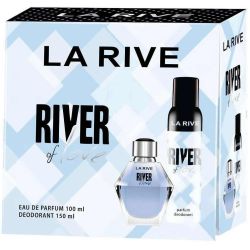 La Rive River of Love комплект парфюмна вода 100 мл, дезодорант спрей 150 мл (1 бр.)