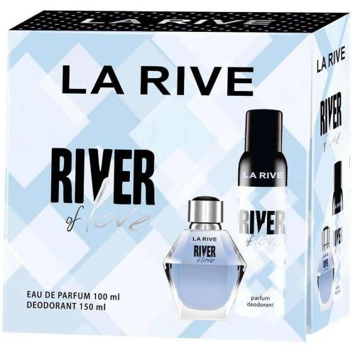 La Rive River of Love комплект парфюмна вода 100 мл, дезодорант спрей 150 мл (1 бр.)
