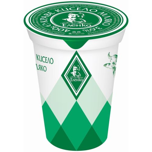 Еленко краве кисело мляко 3.6% (400 г)
