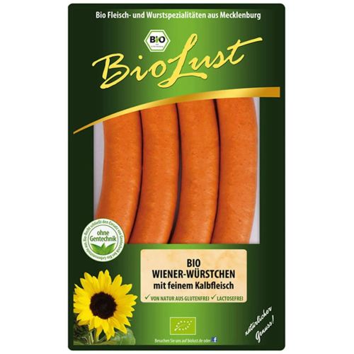 Bio Lust био наденички винер без глутен (200 г)