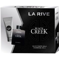 La Rive Black Creek for Men комплект парфюмна вода 100 мл, душ гел 100 мл (1 бр.)