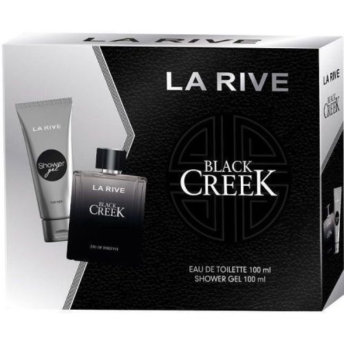 La Rive Black Creek for Men комплект парфюмна вода 100 мл, душ гел 100 мл (1 бр.)