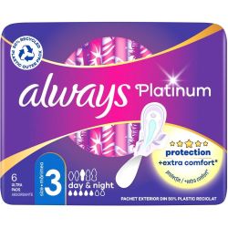 Always Platinum Night дамски превръзки (6 бр.)