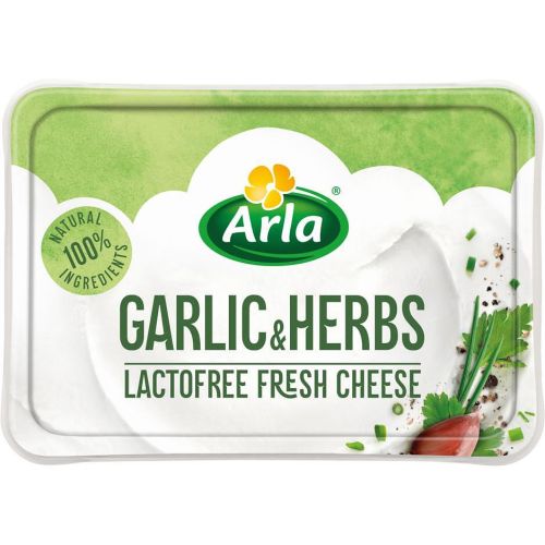 Arla крем сирене с чесън и билки, без лактоза (200 г)