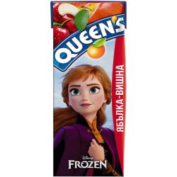 Queen's Disney сок ябълка и вишна (200 мл)