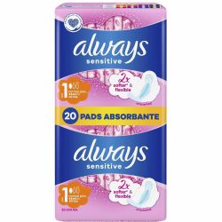 Always Sensitive Normal Duo дамски превръзки (20 бр.)