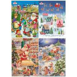 Windel коледен календар с Дядо Коледа (75 г)