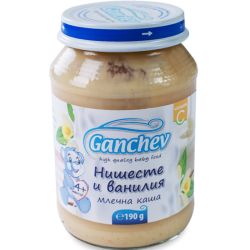 Ганчев пюре от млечна каша с нишесте и ванилия (190 г)