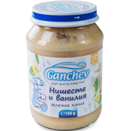 Ганчев пюре от млечна каша с нишесте и ванилия (190 г)