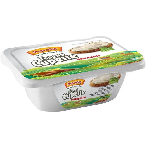 Медковец натурално топено сирене за мазане (170 г)