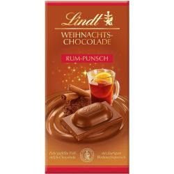 Lindt коледен шоколад с пунш (100 г)